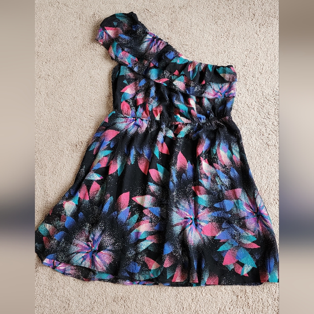 Flounce tbd Nordstom silk dress